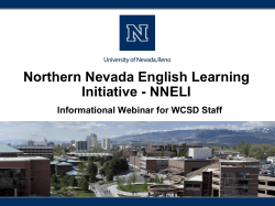 PowerPoint Presentation - University of Nevada, Reno