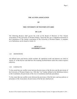 the alumni association - Western Alumni