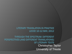 of literary texts
