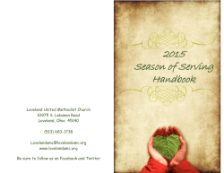 District and Conference - Loveland United Methodist Church