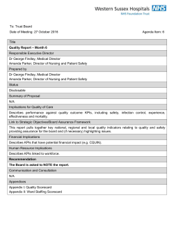 Front page - Western Sussex Hospitals