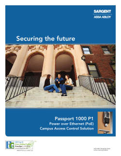Passport 1000 P1 PoE Campus Access Control