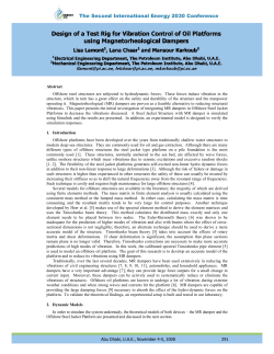 Design of a Test Rig for Vibration Control of Oil