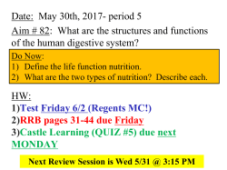 PowerPoint- Digestive System