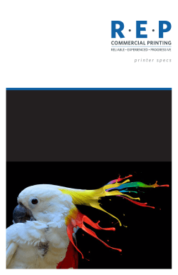 printer specs - rep