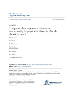 Long-term plant responses to climate are moderated by biophysical