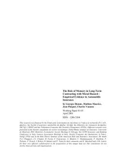 The Role of Memory in Long-Term Contracting with Moral Hazard