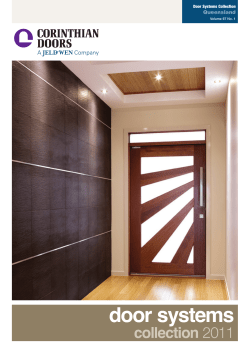 door systems - Corinthian Doors