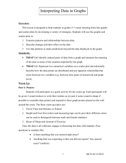 Interpreting Data in Graphs