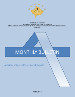 The one-hundred-thirty-third meeting of Kosovo Prosecutorial Council