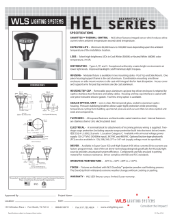 HEL Series p1 - WLS Lighting Systems