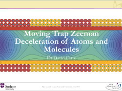 Moving Trap Zeeman Deceleration of Atoms and Molecules