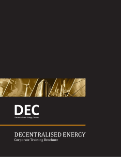 Decentralised Energy Canada