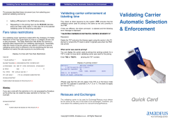 Quick Card Validating Carrier Automatic Selection