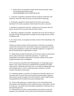 Biology Chapter 13 review, page 246 1-5, 8, 10