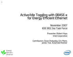 Active/Idle Toggling with 0BASE-x for Energy Efficient Ethernet