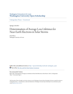 Determination of Average Loss Lifetimes for Near‐Earth Electrons in