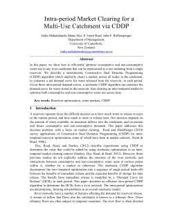 Intra-period Market Clearing for a Multi
