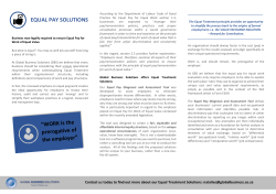 equal pay solutions - Global Business Solutions