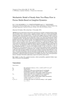 Mechanistic Model of Steady-State Two