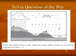 Lesson 3: Earth`s Energy Supply