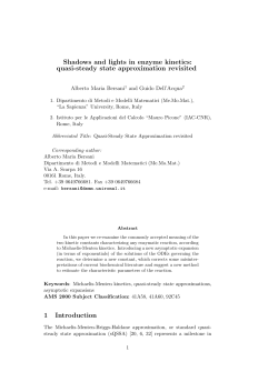 Shadows and lights in enzyme kinetics: quasi-steady