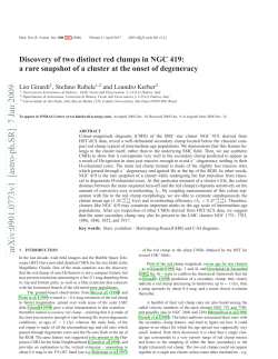 Discovery of two distinct red clumps in NGC419: a rare snapshot of a