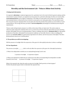 Heredity and the Environment Lab