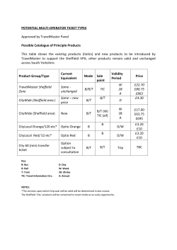 POTENTIAL MULTI-OPERATOR TICKET TYPES