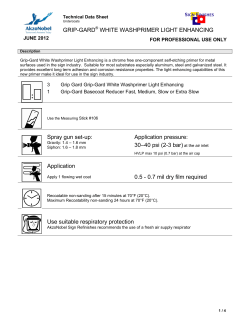 GRIP-GARD WHITE WASHPRIMER LIGHT ENHANCING Spray gun