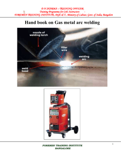 Gas Metal Arc Welding (GMAW)