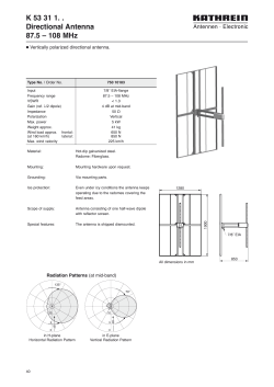 Druckschrift 99810510, Broadcast Antenna Systems for FM, TV