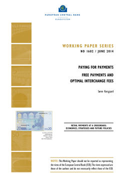 free payments and optimal interchange fees