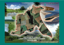 landscape character assessment - East Riding of Yorkshire Council