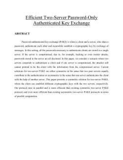 Efficient Two-Server..