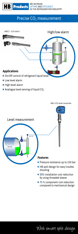 HBSC2 &ndash; CO2 switch HBLC-CO2 level transmitter