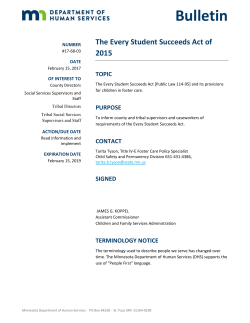 Bulletin 17-68-03 The Every Student Succeeds Act of 2015