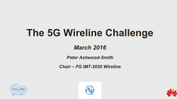 ITU-T 5G wireline FG-IMT