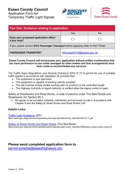 Portable Traffic Lights