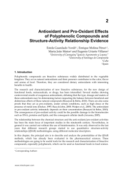 Antioxidant and Pro-Oxidant Effects of Polyphenolic