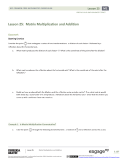 Matrix Multiplication and Addition