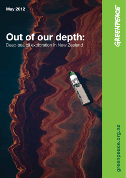 Deep-sea oil exploration in New Zealand
