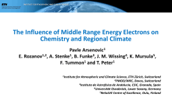 The Influence of Middle Range Energy Electrons