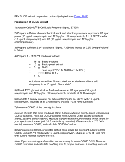 PPY SLiCE extract preparation protocol (adapted from Zhang 2012