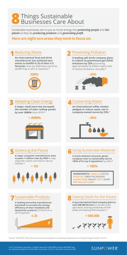 Conserving Water Adopting Clean Energy Greening the Planet