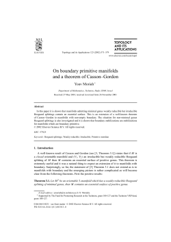 On boundary primitive manifolds and a theorem of
