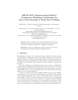 DRCW-OVO: Distance-based Relative Competence