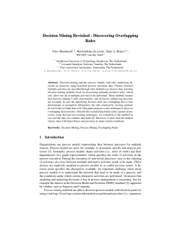 Decision Mining Revisited - Discovering Overlapping