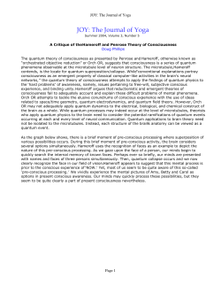 A Critique of the Hameroff and Penrose Theory of Consciousness
