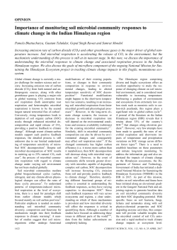 Importance of monitoring soil microbial community